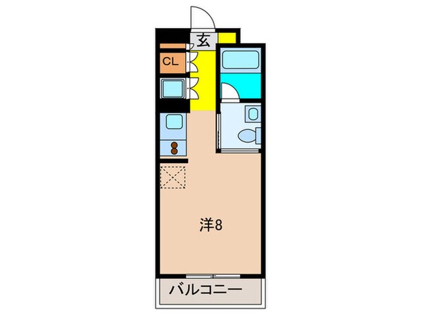 白川公園パークマンションの物件間取画像